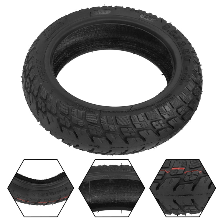 9.5x2.5 Inch Off-Road Tubeless Tire for KQI3/KQI3 PRO/KQI3 MAX/KQI3 SPORT Electric Scooter With Gas Nozzle