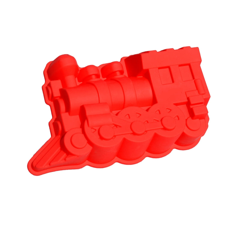 Soft Silicone Cake Mold Roasting Tools Train Shape Bread Mold