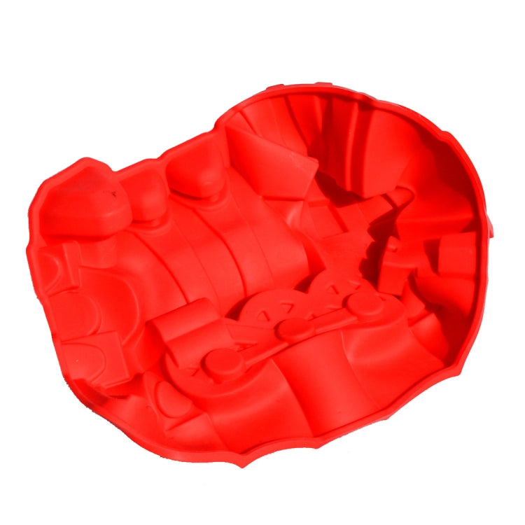 Soft Silicone Cake Mold Roasting Tools Train Shape Bread Mold