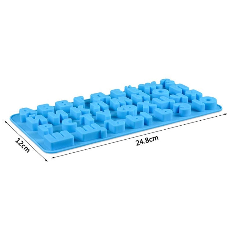 Chocolate Fudge Jelly Silicone Russian Letters Mold Ice Grid