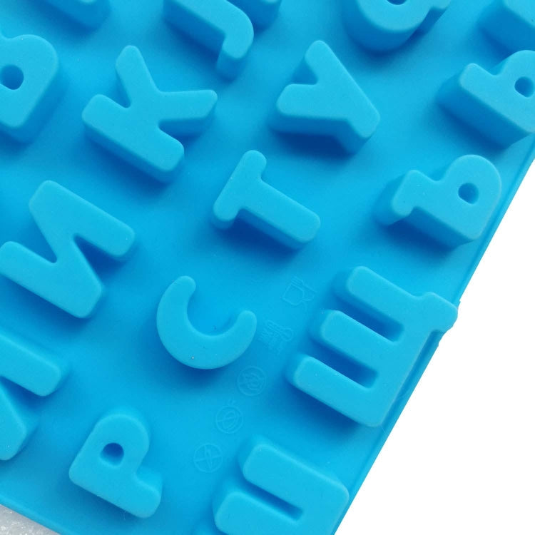 Chocolate Fudge Jelly Silicone Russian Letters Mold Ice Grid