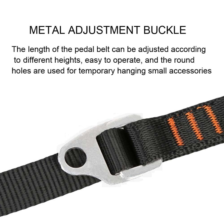 XINDA  Rock Climb Mountaineering Equipment Polyester Climbing Foot Padel Belt Ascending Device Band(Adjustable 80-133cm)