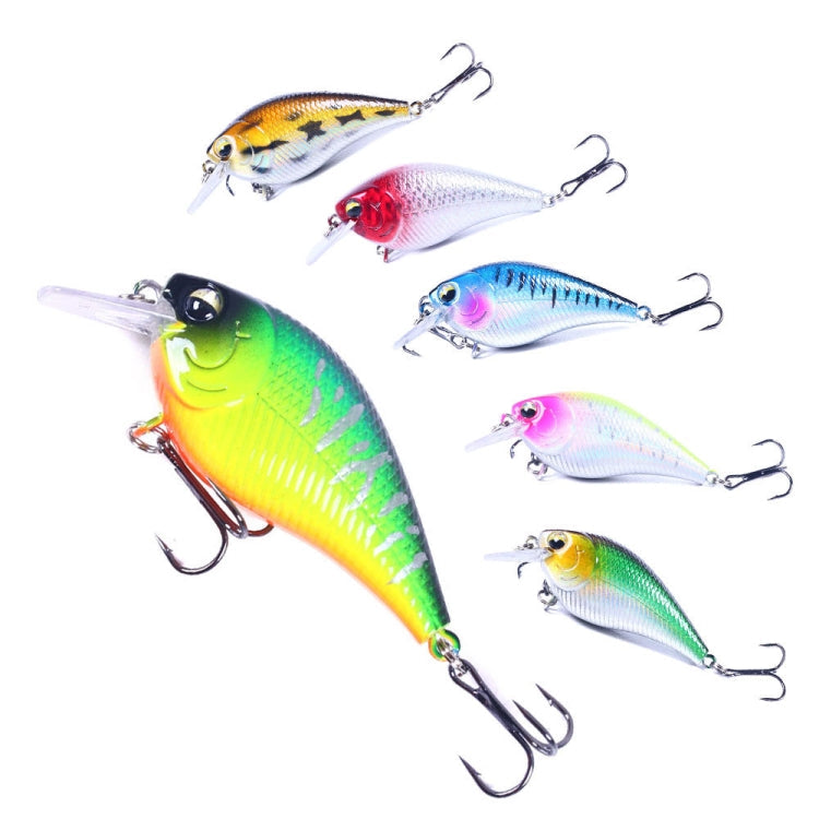 HENGJIA CB060 7cm 9.5g Lure VIB Rock Little Fatty Floating Fake Baits, Color: 3