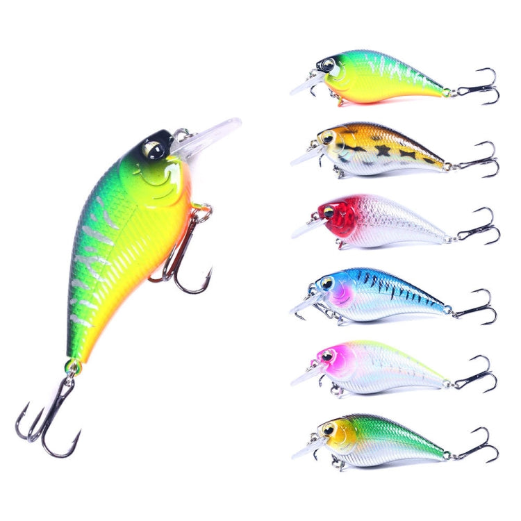 HENGJIA CB060 7cm 9.5g Lure VIB Rock Little Fatty Floating Fake Baits, Color: 3