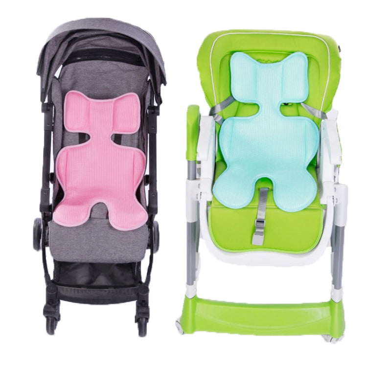 3D Baby Cart Mat Four Seasons Universal Baby Dining Chair Mat(Blue)