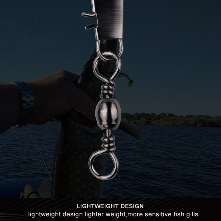 HENGJIA SS007 50pcs/bag B-pin Connector 8 Shape Swivel Loop Accessories, Specification: 3/0+6B (67mm)