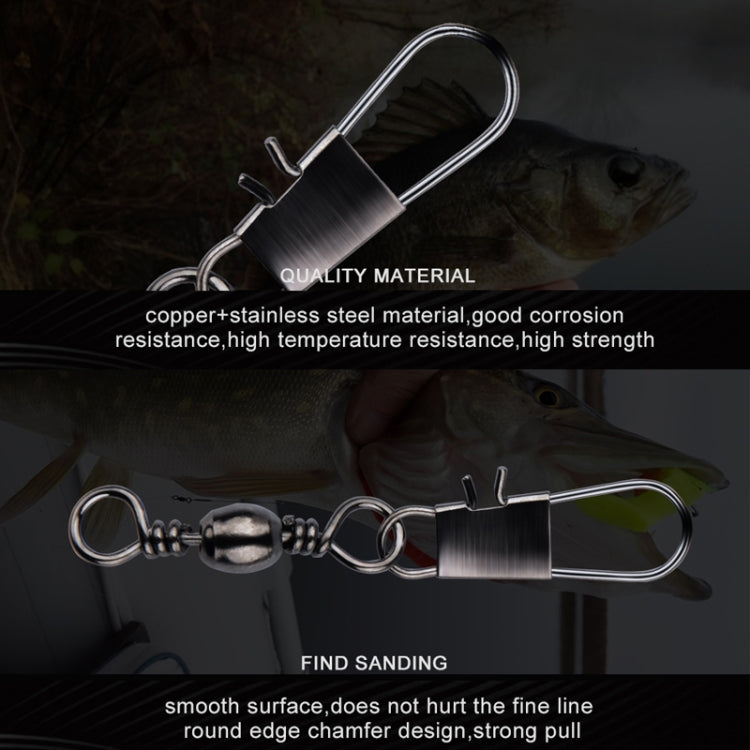 HENGJIA SS007 50pcs/bag B-pin Connector 8 Shape Swivel Loop Accessories, Specification: 5/0+6B (78mm)