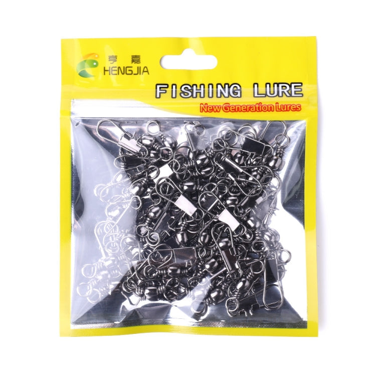 HENGJIA SS007 50pcs/bag B-pin Connector 8 Shape Swivel Loop Accessories, Specification: 4+4B (45mm)