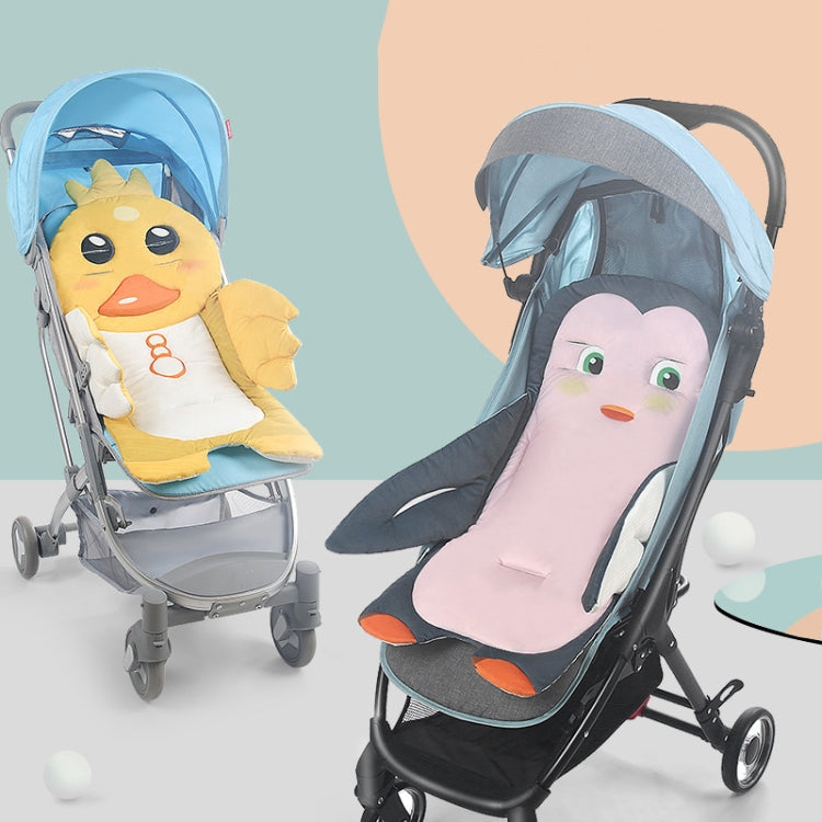 Baby Carriage Cushion Cotton Four Seasons General Purpose Dining Chair Mat(Little Penguin)