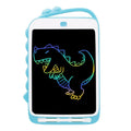 10 inch Cartoon Dinosaur LCD Writing Board Colorful Children Painting Board(Light Blue)