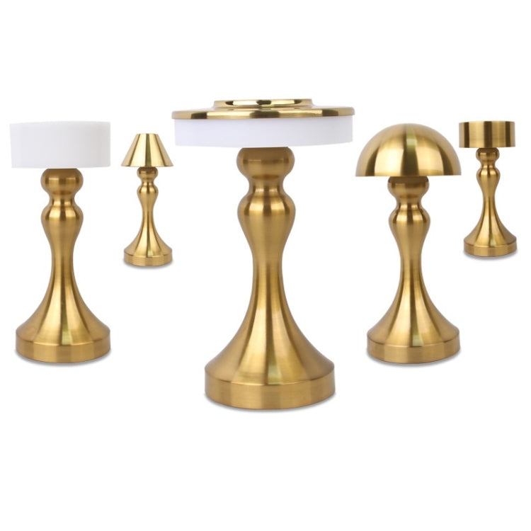Retro Bar USB Rechargeable Metal Touch Desk Lamp, Specification: Gold(E Model)