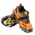 F26-2 26 Teeth Snow Mountain Non-slip Shoes Cover 201 Stainless Steel Ice Claws, Size: XL Orange