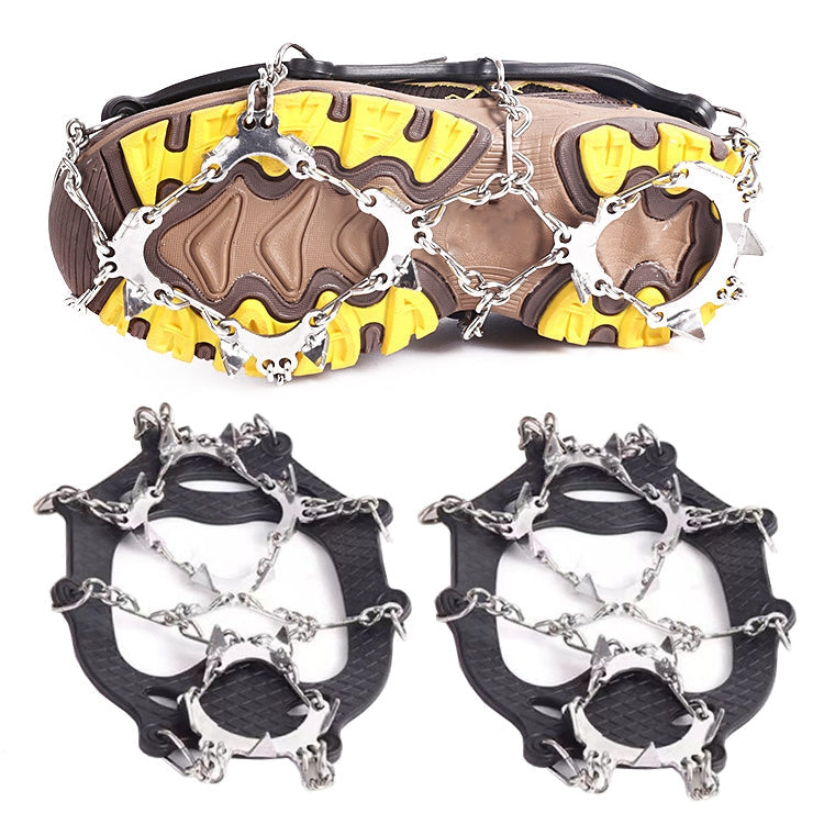 F13-3 13 Teeth Children Mountaineering Non-slip Shoe Cover Ice and Snow Anti-slip Ice Claws(Black)