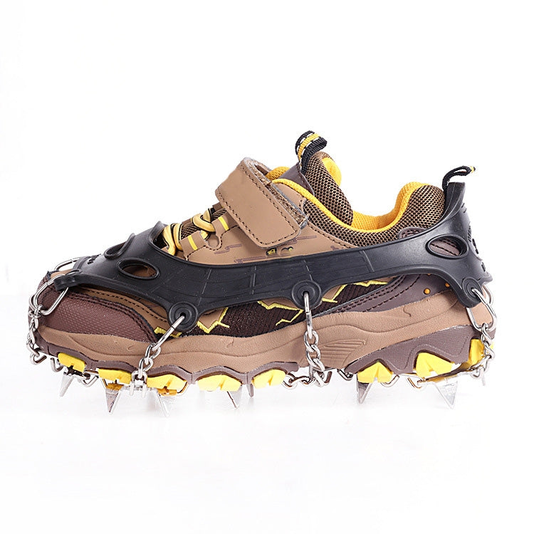 F13-3 13 Teeth Children Mountaineering Non-slip Shoe Cover Ice and Snow Anti-slip Ice Claws(Black)