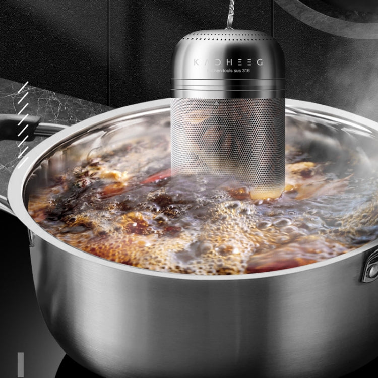Kacheeg 316 Stainless Steel Halogen Cage Cooking Meat Seasoning Box, Size: Large