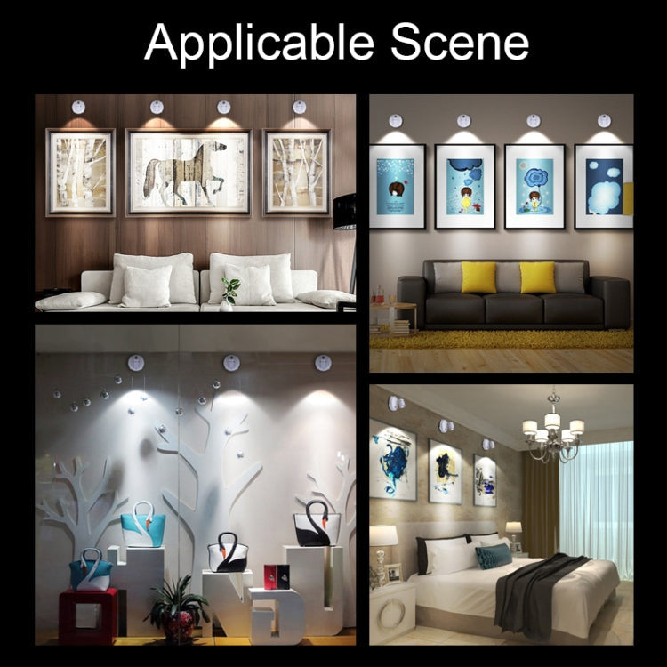 TL005 Recharging Background Wall LED Spotlights Gallery Decorative Lights with Remote Control