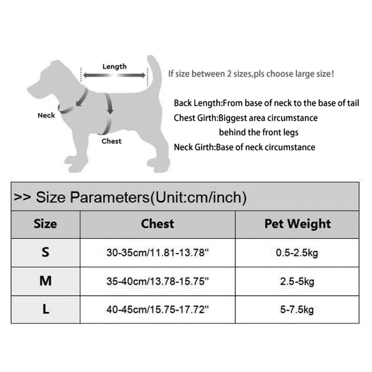 Pet Lace Vest Clothes Harness Leash, Size: M(Purple Floral)