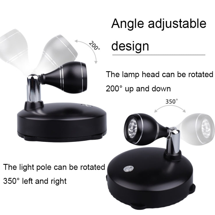 TL006-SIN Jewelry Art Exhibition USB Charging Decorative Wall-mounted LED Spotlights with Remote Control
