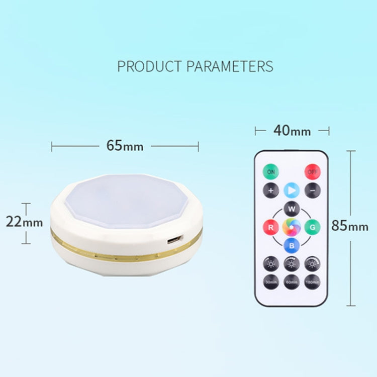 TL004-RGB USB Charging RGB Light Effect Ambient Light with Remote Control(Black Gold Edge)