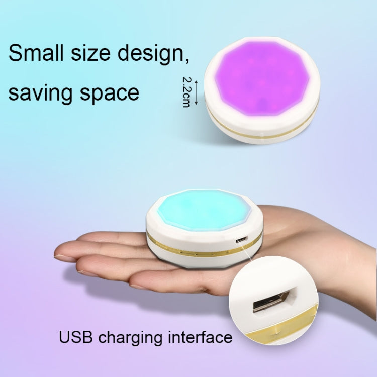 TL004-RGB USB Charging RGB Light Effect Ambient Light with Remote Control(Black Gold Edge)