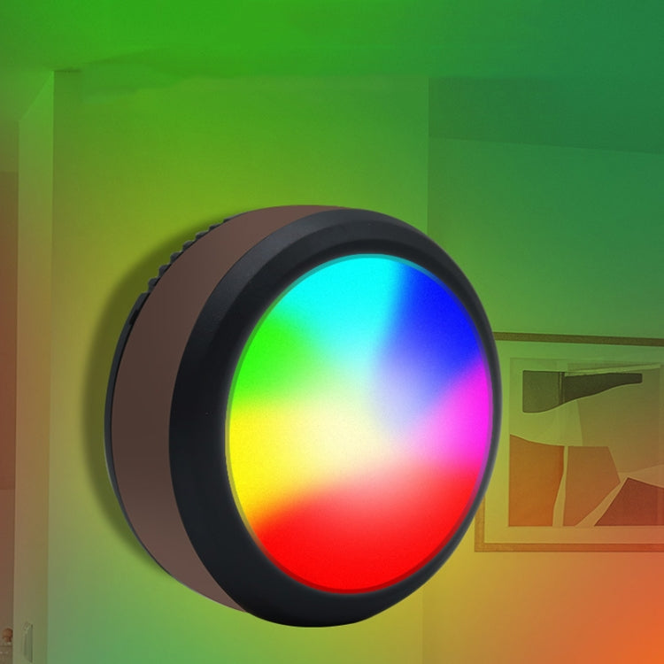 TL009-RGB Wireless Timer Dimming Night Lights Party RGB Atmosphere Lights with Remote Control(Black)