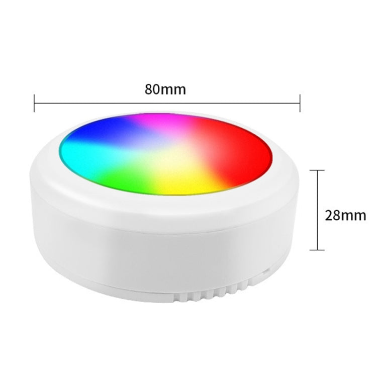 TL009-RGB Wireless Timer Dimming Night Lights Party RGB Atmosphere Lights with Remote Control(Black)