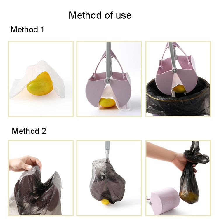 Dog Poop Picker for Outdoors Shovel Poop Picker, Specification: Large Purple
