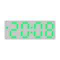 8017 LED Screen Voice Control Digital Alarm Clock Desktop Multifunctional Temperature Clock(Green)