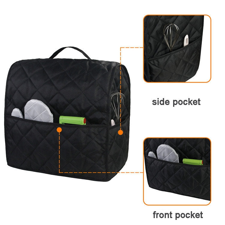 For KitchenAid 4.5QT Mixer Machine Dust Cover Waterproof Storage Bag 36 x 23 x 36cm(Grey)