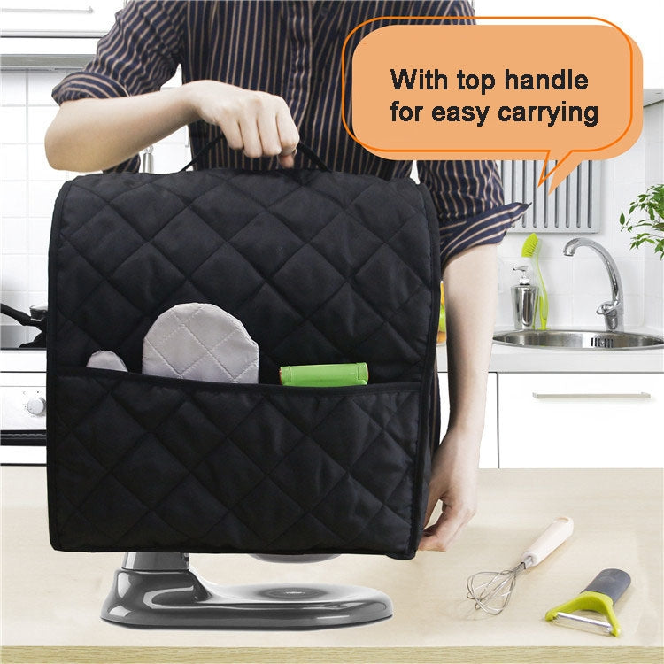 For KitchenAid 4.5QT Mixer Machine Dust Cover Waterproof Storage Bag 36 x 23 x 36cm(Coffee)