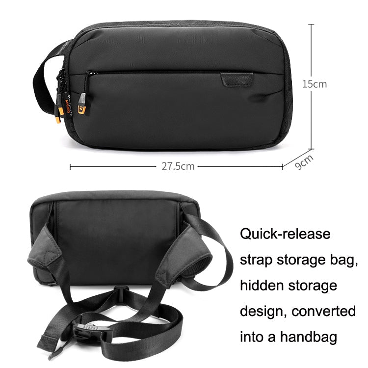 For Nintendo Switch MAHOO 10268 Storage Bag Handbag Shoulder Multi-functional Waterproof Messenger Bag(Black)