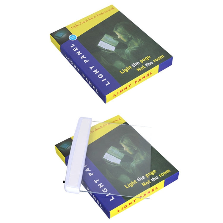 Student LED Night Vision Eye Protection Reading Lamp(White)