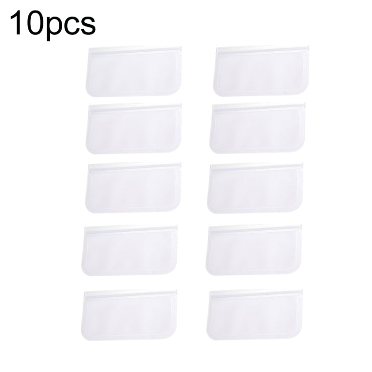 10pcs EVA Refrigerator Reusable Food Airtight Peservation Bag, Size: Small