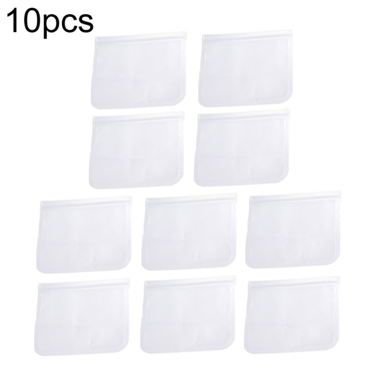 10pcs EVA Refrigerator Reusable Food Airtight Peservation Bag, Size: Medium