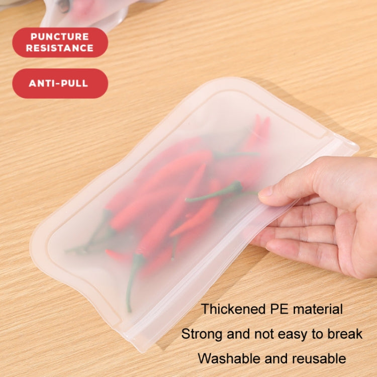 10pcs EVA Refrigerator Reusable Food Airtight Peservation Bag, Size: Medium