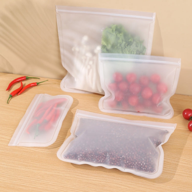 10pcs EVA Refrigerator Reusable Food Airtight Peservation Bag, Size: Medium