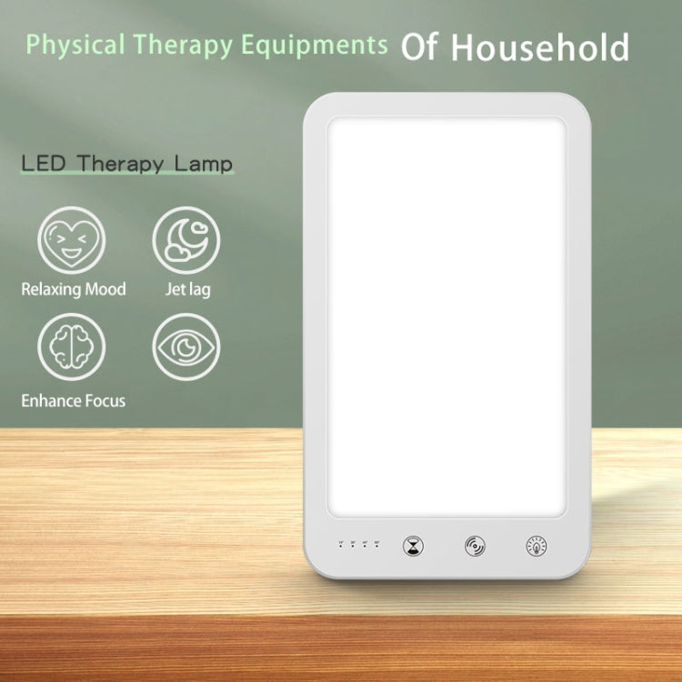 JSK-30 LED Timing Intelligent Dimming SAD Therapy Lamp, Specification: With Power Line+UK Plug
