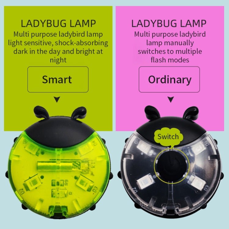 Ladybug Wheel Light Children Balance Bike Bicycle Hub Light, Color: Manual Red