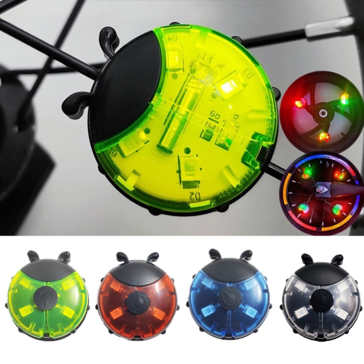 Ladybug Wheel Light Children Balance Bike Bicycle Hub Light, Color: Manual Red