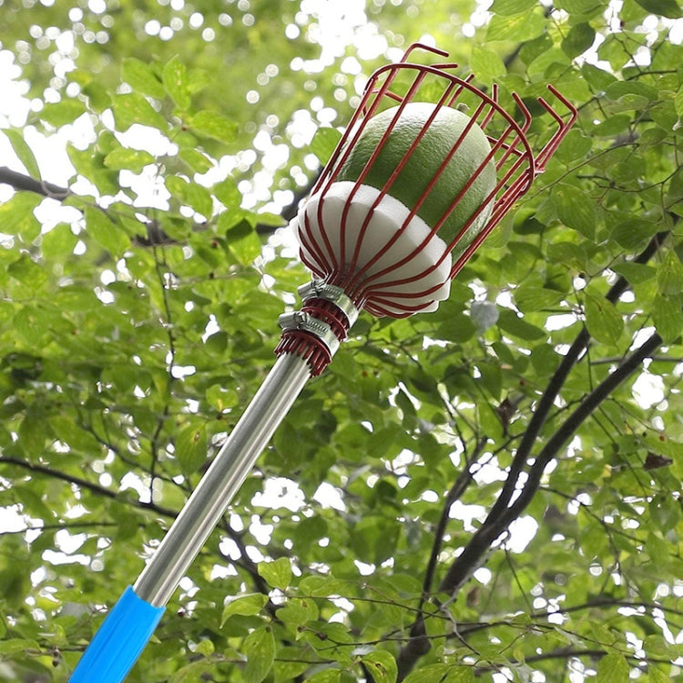 Stainless Steel Aerial Fruit Picker Fruit Picking Tools, Specification: 4 Sections 1.6m