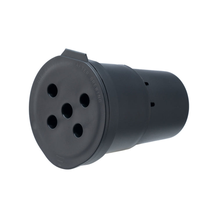 For Keurig Reusable Coffee Capsule Filter Cup Refillable K Cup Filter Basket Pod(Black)