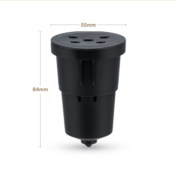 For Keurig Reusable Coffee Capsule Filter Cup Refillable K Cup Filter Basket Pod(Black)