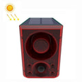 N911N Solar Alarm Infrared Sensor Sound And Light Blast Warning Light Animal Repeller(English Version)