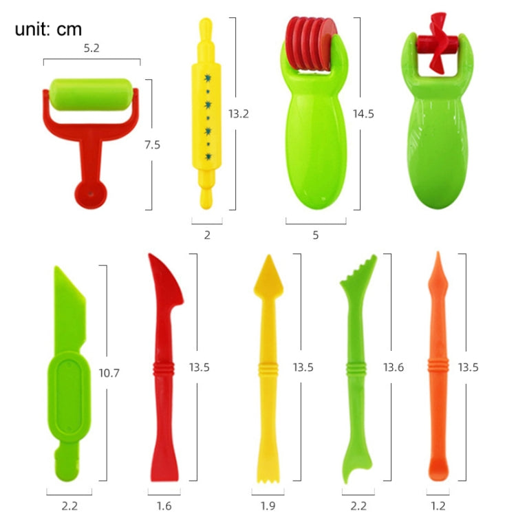 26pcs/set Children Pretend Play Toys DIY Color Mud Mold Set(Style 1)