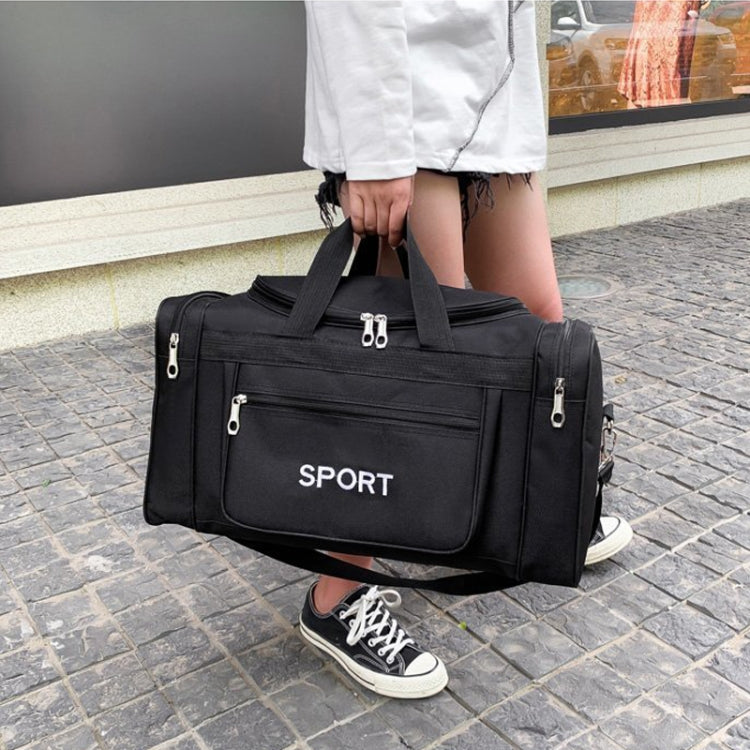 LXZ173 Large Capacity Shoulder Portable Travel Storage Bag(Black)