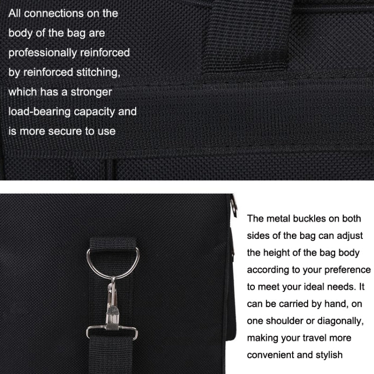 LXZ173 Large Capacity Shoulder Portable Travel Storage Bag(Black)