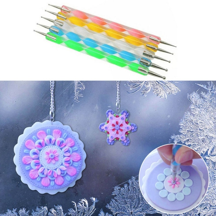 35pcs/set Dot Painting Mandala Pottery Decoration DIY Spiral Wand Tool Set