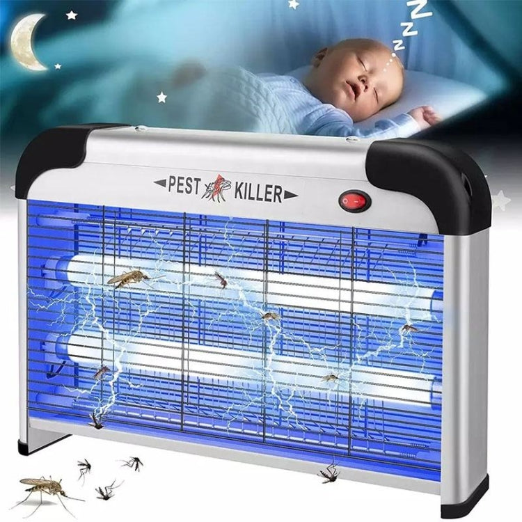 SK611 Indoor Household 20W Electric Shock Mosquito Killer Lamp High Voltage Hotel Fly Killer Lamp(US Plug)