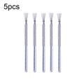 5pcs Ceramic Aluminum Rod Puncher DIY Clay Art Supplies(Texture Brush)