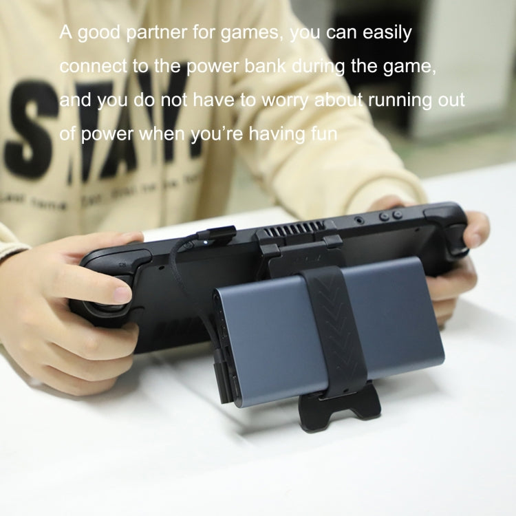 Hifylux ST-BF27 For Steam Deck Game Console Charging Treasure Base Mobile Power Desktop Bracket(Black)